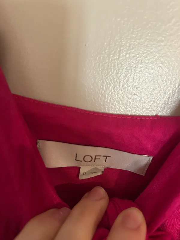Loft Pink Midi Dress - Image 2