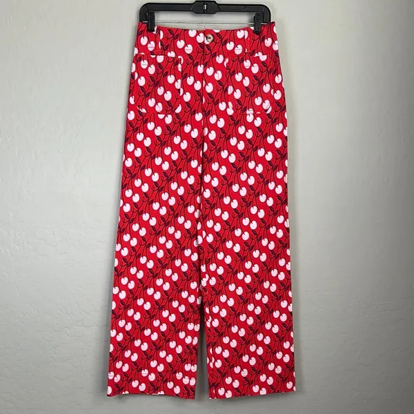 Maeve by Anthropologie The Colette Cherries Wide-Leg Pants - Image 5