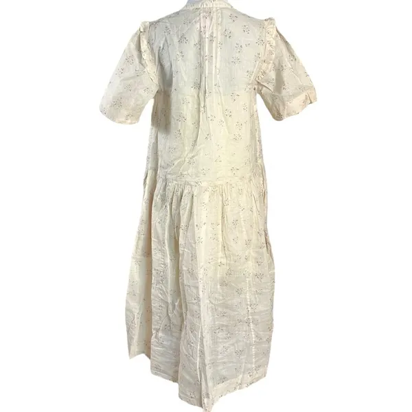 Free People Dainty Ethereal Cottage Bella Mae Midi Dress Vanilla Floral Small - Image 9