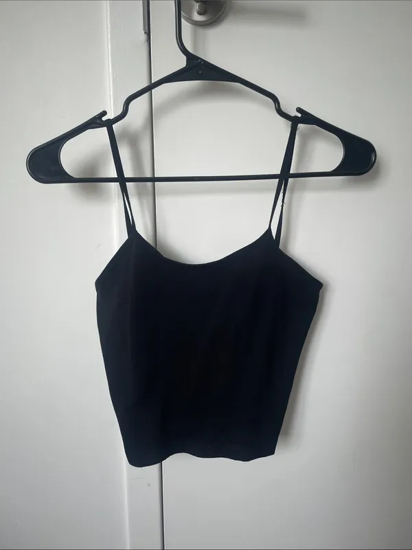 Strappy Back Tighten Up Tank in Black Size XS/S - Image 4