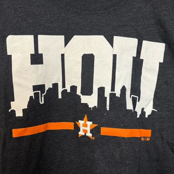Houston astros mlb baseball tshirt size XL - Image 2