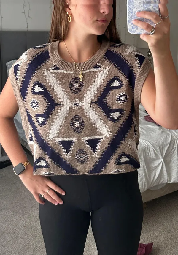 Free People Cropped Sweater - Image 3