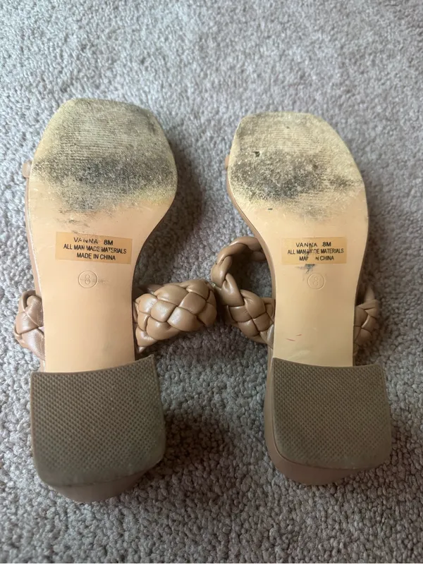 Sincerely Jules  Caramel Colored Sandals 8 - Image 5