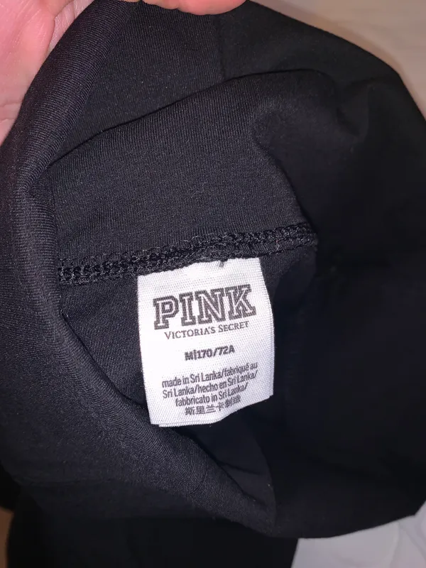 PINK Victoria’s Secret Black Foldover Flare Yoga Pants - Image 6