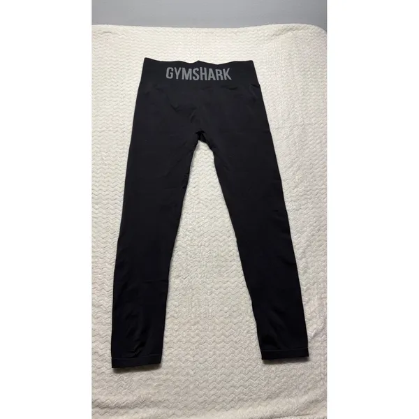 Gymshark Flex Seamless High Waisted Leggings Black GLLG4280 Womens Size M - Image 2