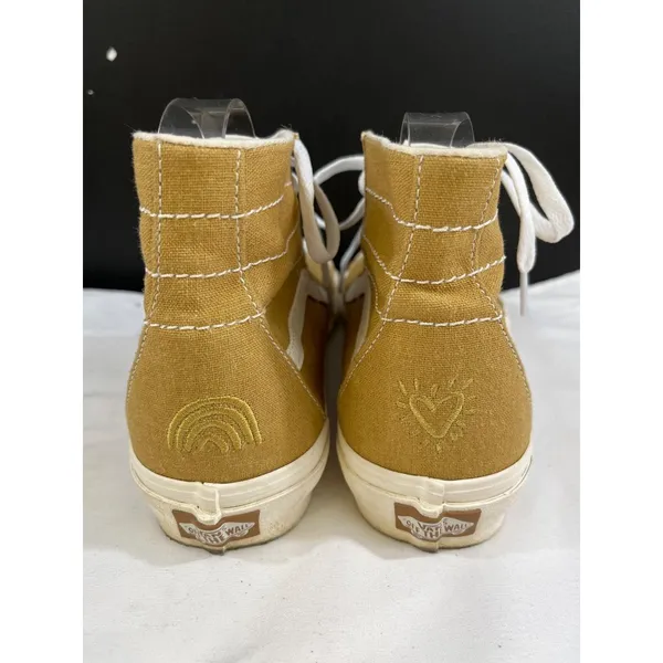 Van Unisex Tan High-top Casual Sneakers Size M8/W9.5 SKU 6217 - Image 4