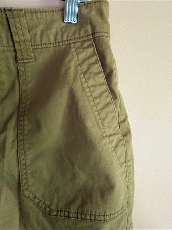 Old Navy Khaki Cargo Bermuda Shorts - Image 3