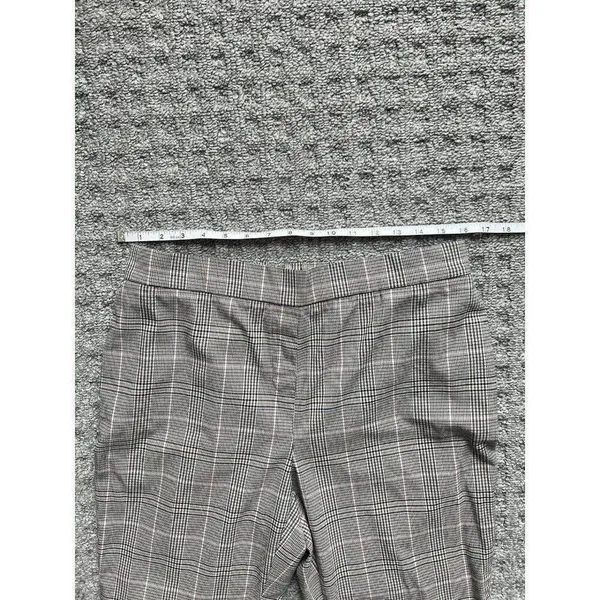 Rachel Zoe Size 10 Medium Plaid Elastic Waist Pull On Pants Office Chic - Image 5