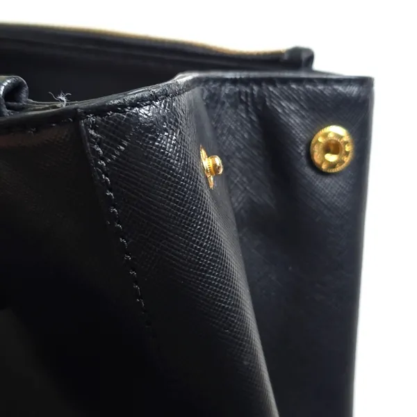 Tory Burch Robinson Double Zipper Leather Black Tote - Image 14