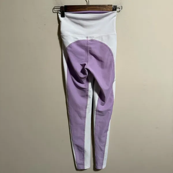 NWT Beach Riot Color-Block Legging Orchid Bloom Purple White- Size XS - Image 8