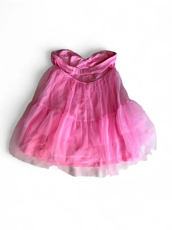 NWT Beginning Boutique Amba Pink Tulle Mini Dress US 4 - Image 7