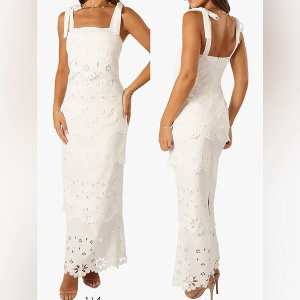 NWOT Petal & Pup Pippa Maxi Off white ivory Dress sz XL - Image 2