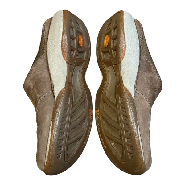 Merrell Primo Scoop Mules Womens 7 Brown Nubuck‎ Leather Slip On Clogs Comfort - Image 9