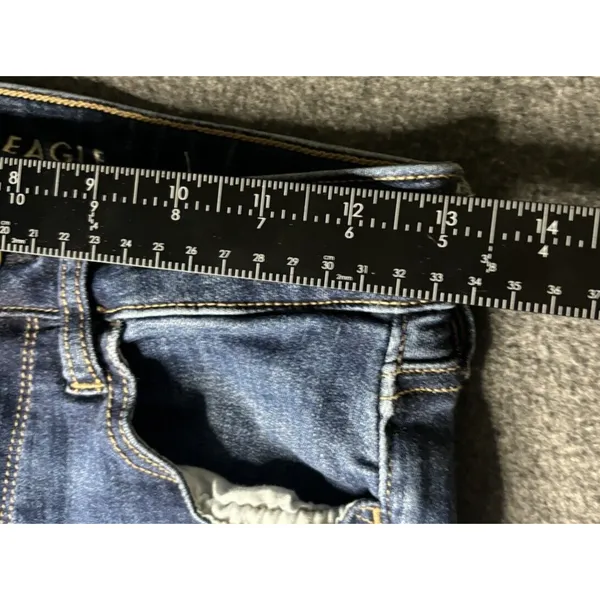 American Eagle Next Level Stretch Jeans, Women's Size 2,‎ Blue Denim - Image 8