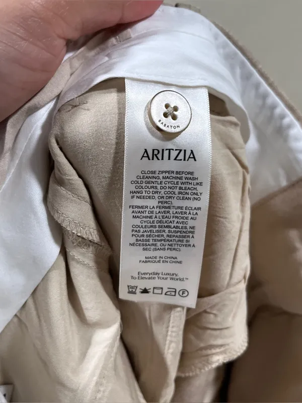 Aritzia Babaton Program Pant Heathered High Rise Flare size 2 NWT full length - Image 10