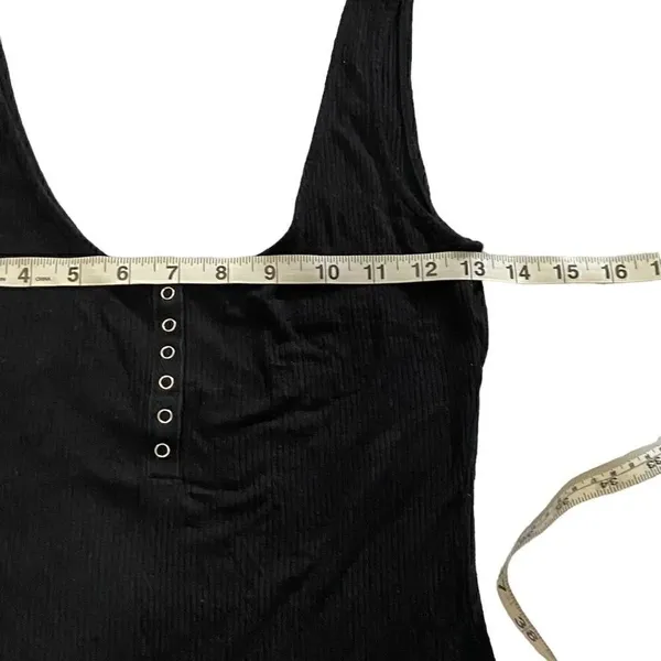 Wild Fable Sleeveless Black Snap Front Bodysuit - Image 7
