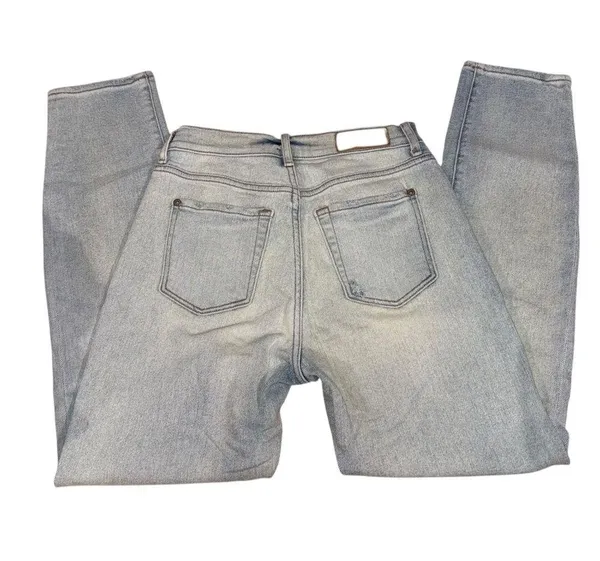 7 For All Mankind Luxe Vintage High Waist Josefina Light Blue Size 24 - Image 2