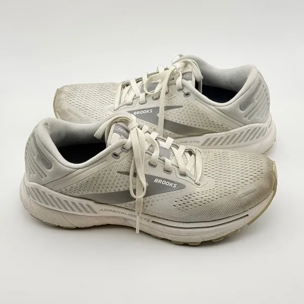 Brooks Adrenaline GTS 22 Running Shoes Womens 8 Grey White Support Sneakers - Image 6