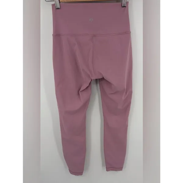 Lululemon wunder under high rise legging 25” dusty pink women’s sz 4 training - Image 4