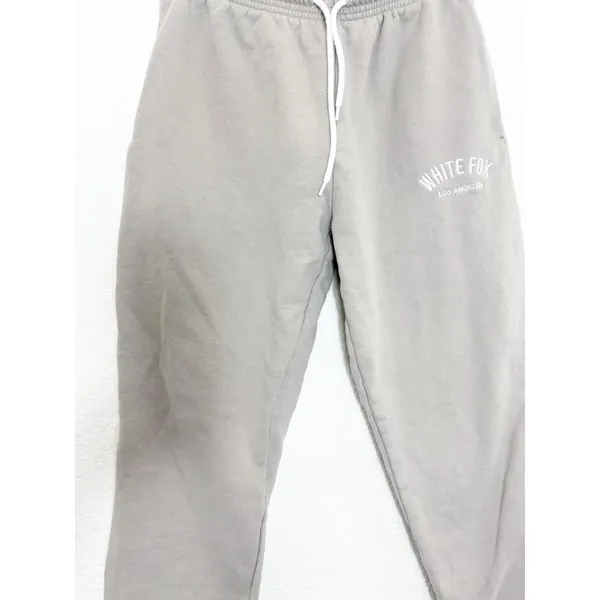 White Fox About That Time Sweatpants Size Medium Jogger Loungewear - Image 7