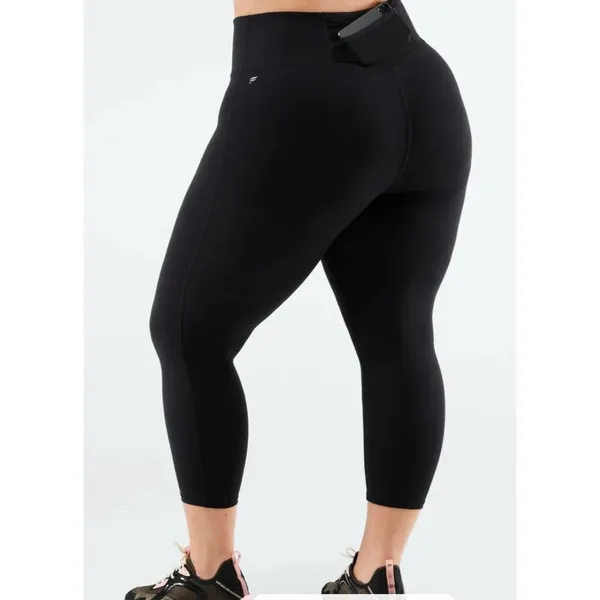 Fabletics Motion 365 Black High-Waisted Leggings Womens Size 1X Stretch Athletic - Image 2