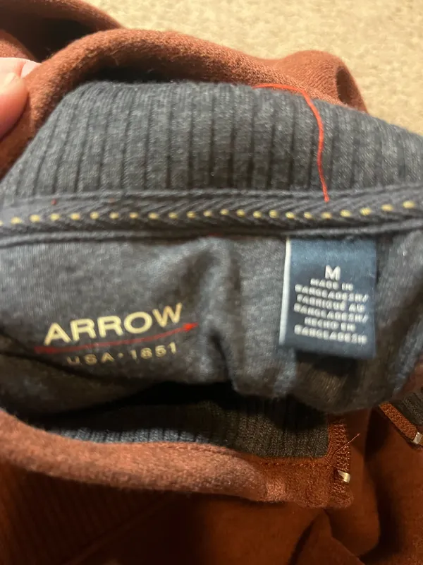 Quarter zip up Size M - Image 3