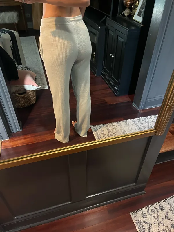 SKIMS Waffle Knit Pants Lounge - Image 3