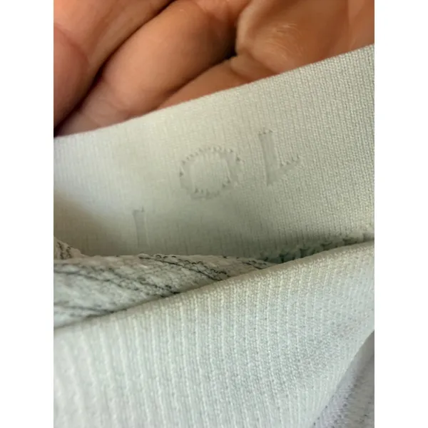 Lululemon Swiftly Tech Ruched Long Sleeve Shirt Cream White Size 10 - Image 3
