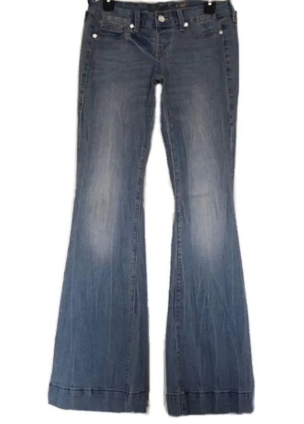 Seven7 Boho Flare Bell Botttom Flare Jeans 28 - Image 5