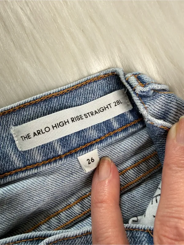Denim Forum Aritzia Arlo High Rise Straight Jeans - Image 4