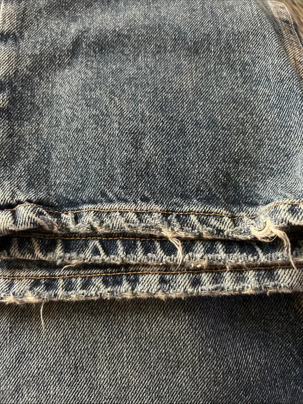 New Free People We the Free Crvy Siren Low Rise Straight Leg Jeans size 33 - Image 11