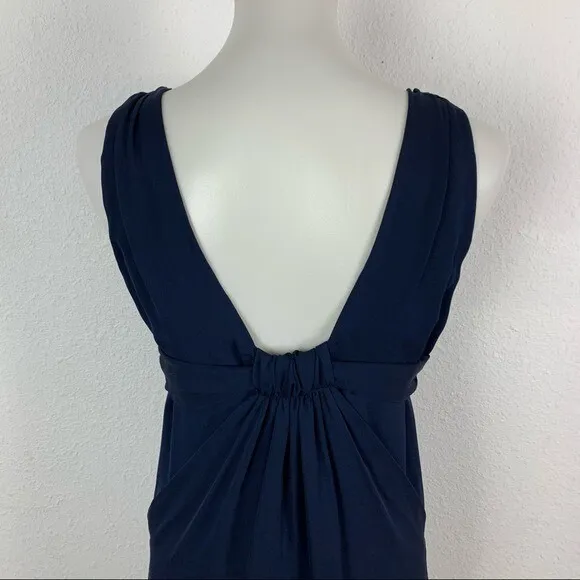 Graham And Spencer 100% Silk Deep V Neck Cocktail Party Dress‎ Small Made In USA - Image 6