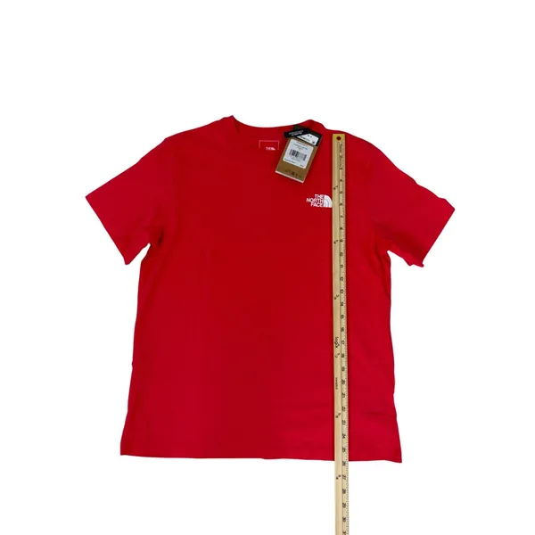 The North Face Women's Red Short Sleeve T-Shirt - Size M (NWT) - Image 8