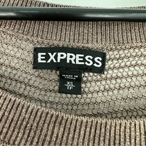 Express brown knit top - Image 2