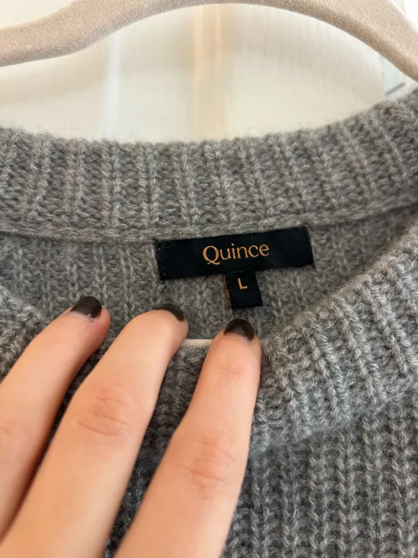 Quince Cashmere Crewneck Sweater - Image 4