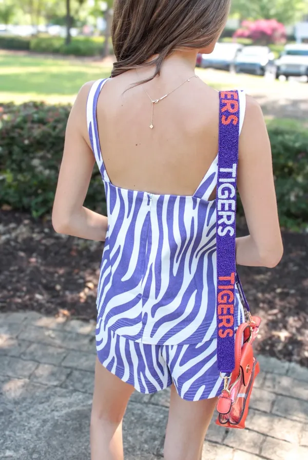Tiger Print Set Purple - Image 2