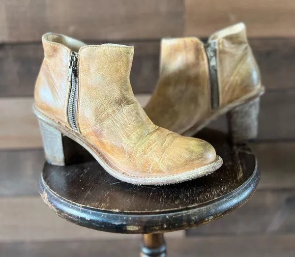 Bed Stu Distressed Leather Ankle Boots – Handmade in Mexico – Size 8 - Image 11