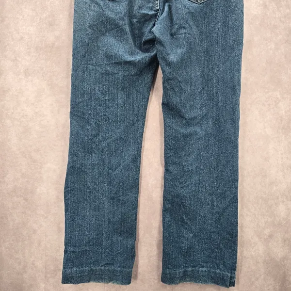 Wrangler Blue Straight Western Womens Classic Regular Denim Pants Jeans 12M‎ - Image 6