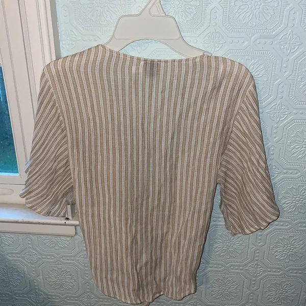 Princess Polly Striped Tie Shirt - Image 4