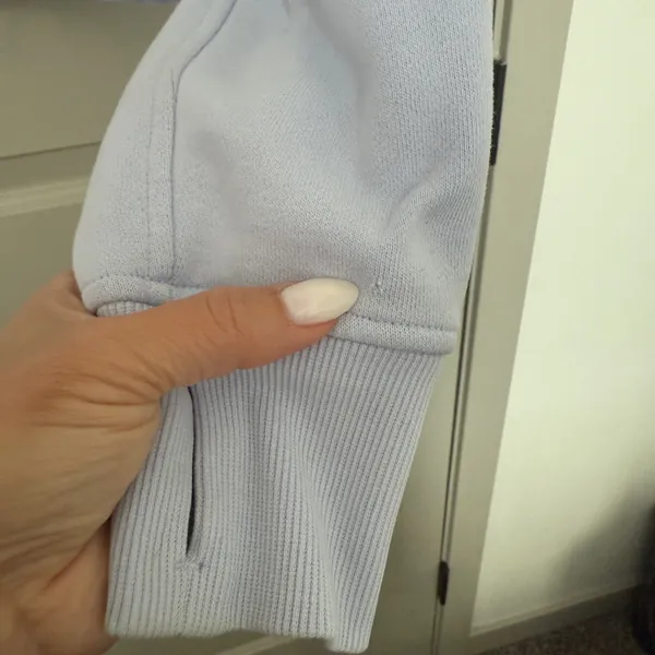 Lululemon Scuba Oversized Full Zip Hoodie - Pastel Blue - XS/S - Image 8