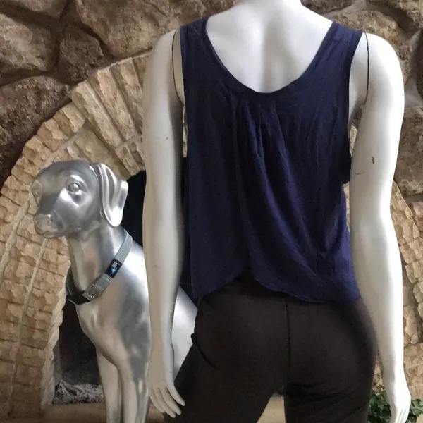 SoulCycle Pack Tribe Open Back Tank Blue Women's Size Small - Image 3