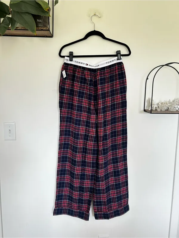 NWOT Tommy‎ Hilfiger Plaid Pajama Pants Size Medium - Image 2