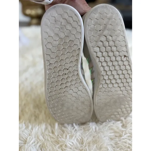 Adidas Grand Court Iridescent Stripe‎ White Sneakers Womens Size 6 Shoes - Image 6