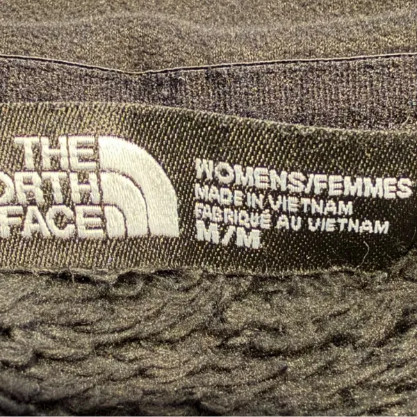 The North Face Black Fleece‎ Jacket Full Zip Stand Collar Outdoor Womens Medium - Image 3