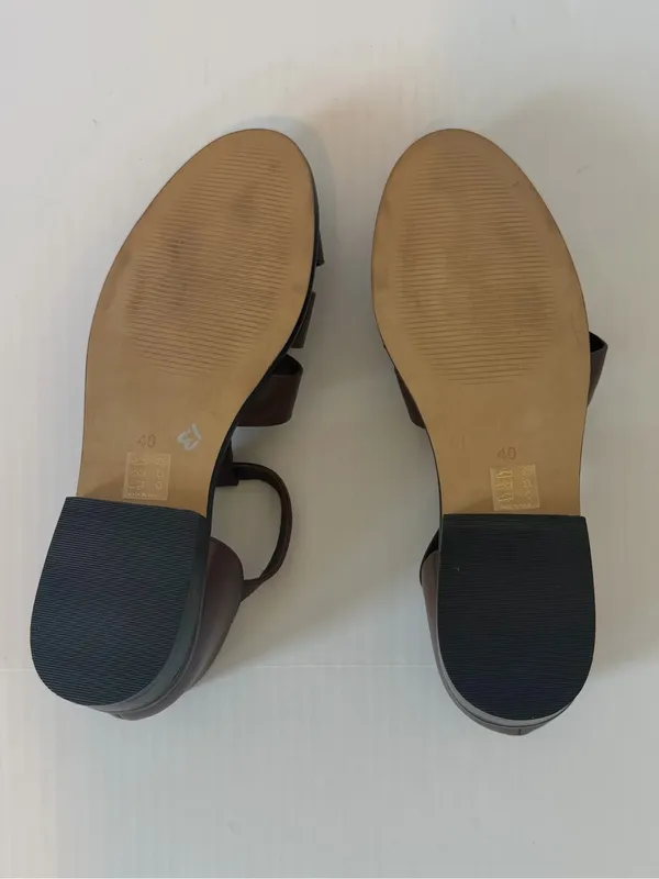 Pilcro Maris Fisherman Sandals in Brown Leather - Image 8