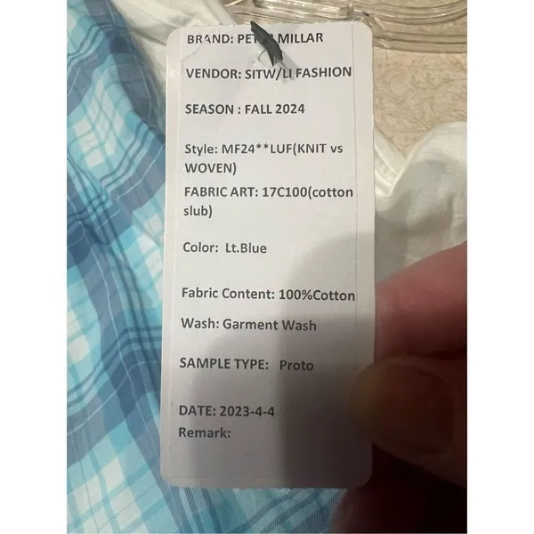 Peter Millar Womans Plaid Golf Shirt Sz M New - Image 4