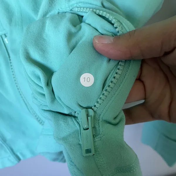 Lululemon Define Jacket Full-Zip Athletic Performance Teal Blue Women's Size 10 - Image 10
