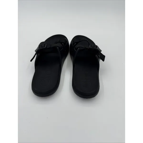Chaco Chillos Slide Sandals Women's Size 7 Black Adjustable Straps Hiking Walk - Image 3