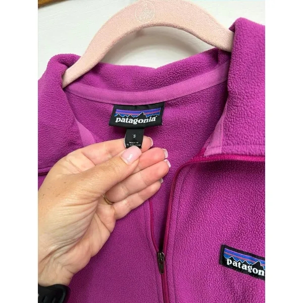 Patagonia Women's Micro D 1/4-Zip Fleece small - Image 3