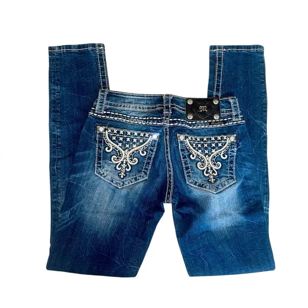Y2K Miss Me Western Bling Signature Skinny Jeans! - Image 2